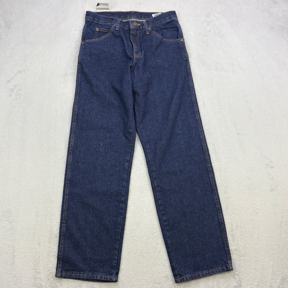 Dickies Jeans Mens 28x30 Blue Regular Straight Dark Wash Denim 9393RNB NWT Work